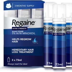 Regaine For Men Hair Regrowth Foam 3 x 73ml (Packing May Vary)