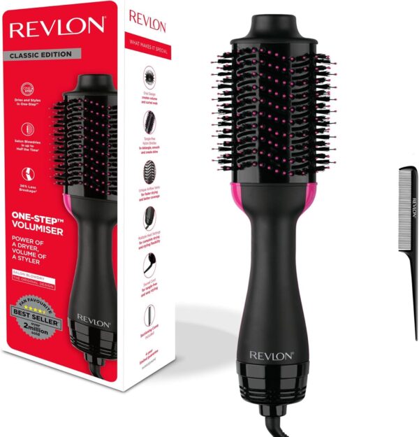 Revlon Salon One-Step Hair Dryer & Volumiser with Sectioning Comb