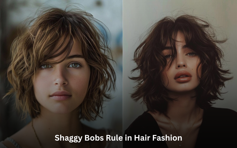 Shaggy Bobs Rule in Hair Fashion