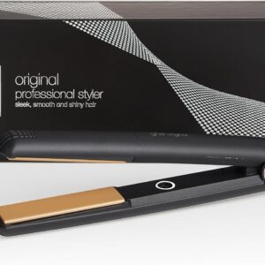 ghd Original Hair Straightener & Styler (Upgraded) - For Sleek, Smooth & Soft Hair with Enhanced Shine, No Extreme Heat Damage - For All Hair Types - (UK Plug)